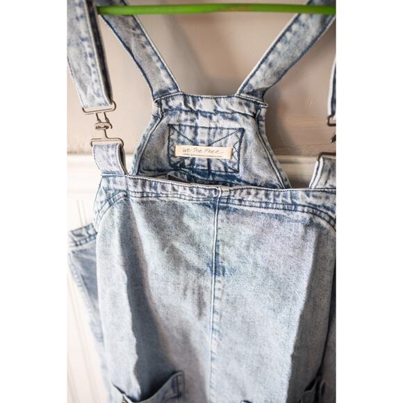 Free People We The Free Overall Smock Mini Top Large NWT - Picture 3 of 4